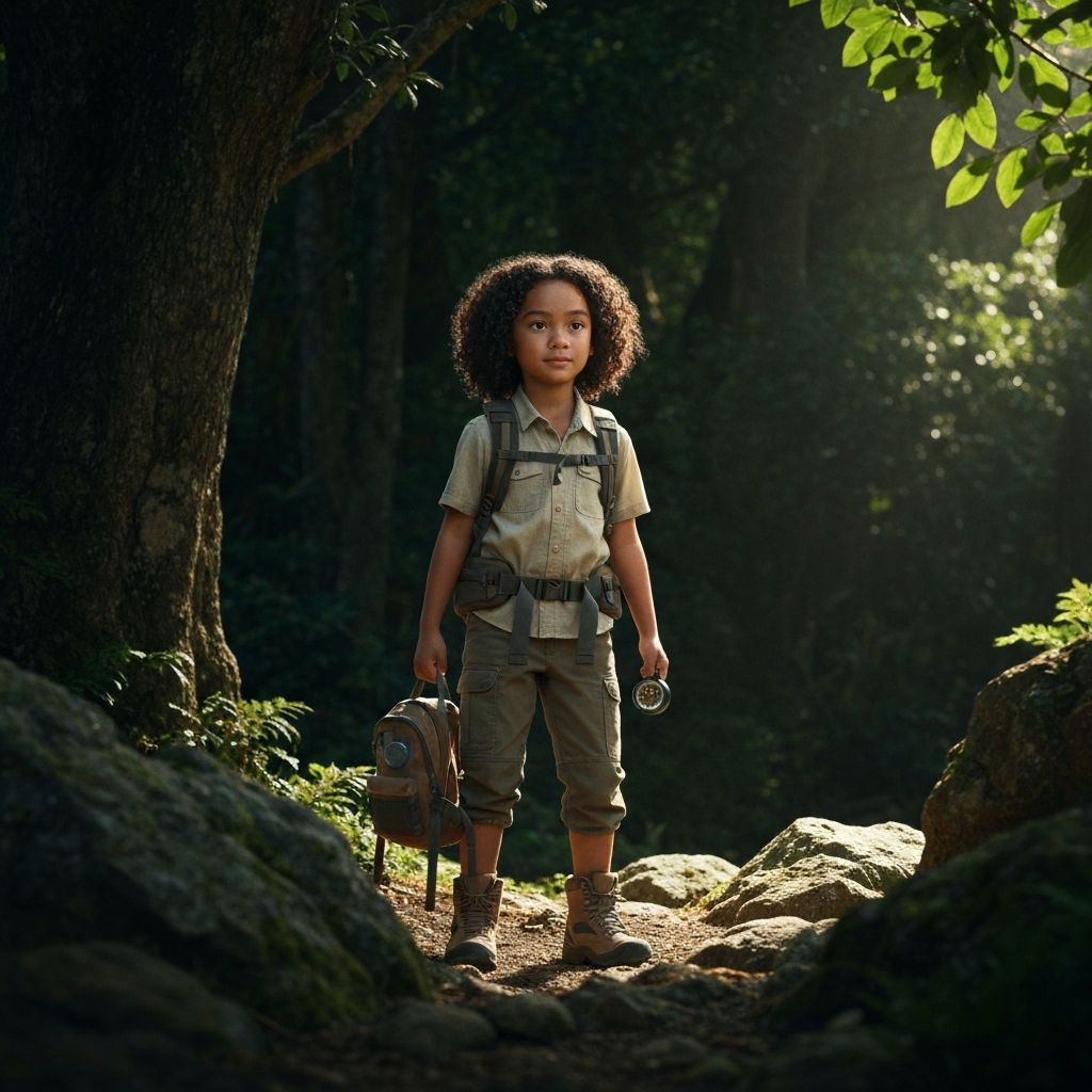 Personalized story featuring a child explorer